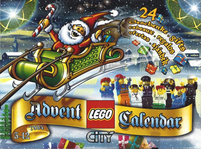 Конструктор LEGO (ЛЕГО) City 7904 City Advent Calendar