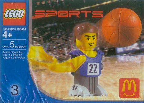 Конструктор LEGO (ЛЕГО) Sports 7917 Basketball Player, Blue