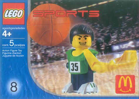 Конструктор LEGO (ЛЕГО) Sports 7918 Basketball Player, Green
