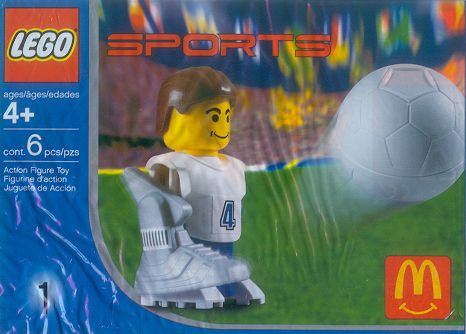 Конструктор LEGO (ЛЕГО) Sports 7923 Football Player, White