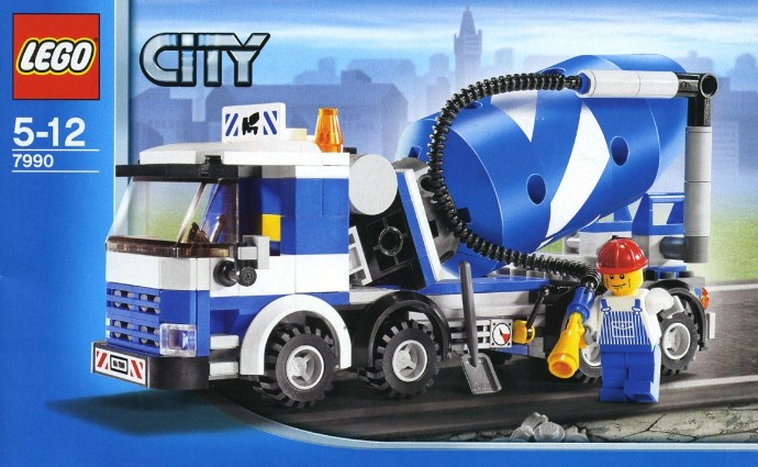 Конструктор LEGO (ЛЕГО) City 7990 Cement Mixer