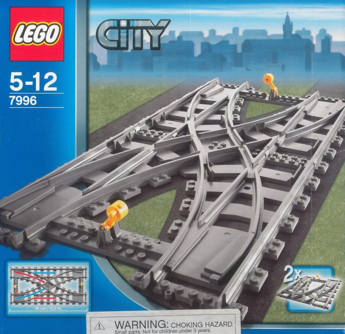 Конструктор LEGO (ЛЕГО) City 7996 Train Rail Crossing