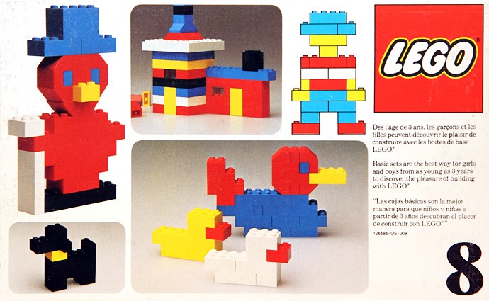Конструктор LEGO (ЛЕГО) Basic 8 Basic Building Set, 3+