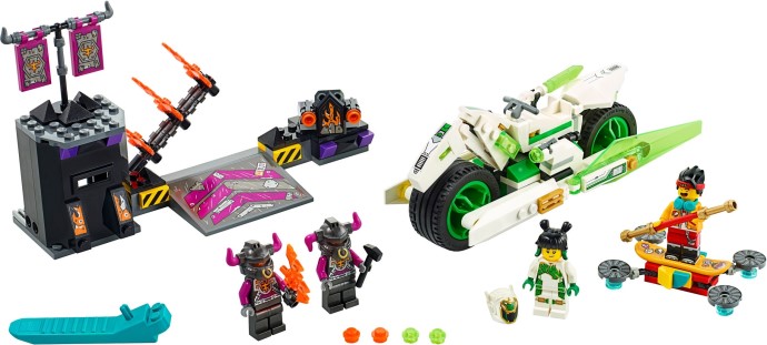 Конструктор LEGO (ЛЕГО) Monkie Kid 80006 White Dragon Horse Bike