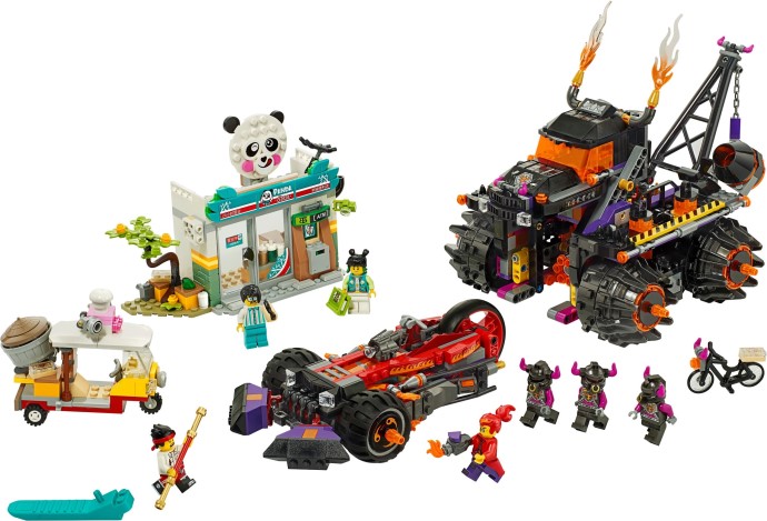 Конструктор LEGO (ЛЕГО) Monkie Kid 80011 Red Son's Inferno Truck
