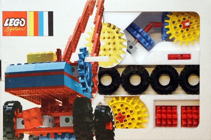 Конструктор LEGO (ЛЕГО) Universal Building Set 803 Gears, Bricks and Heavy Tires