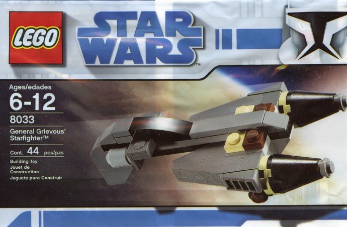 Конструктор LEGO (ЛЕГО) Star Wars 8033 General Grievous' Starfighter