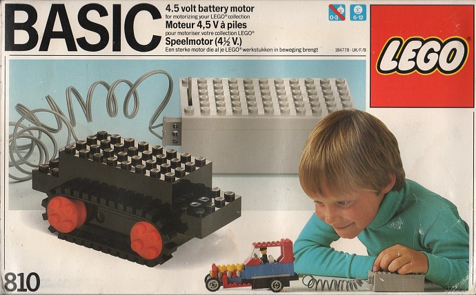 Конструктор LEGO (ЛЕГО) Basic 810 Basic Motor Set