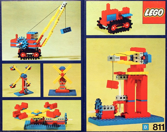 Конструктор LEGO (ЛЕГО) Universal Building Set 811 Gear set