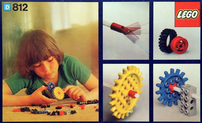 Конструктор LEGO (ЛЕГО) Universal Building Set 812 Gear Set