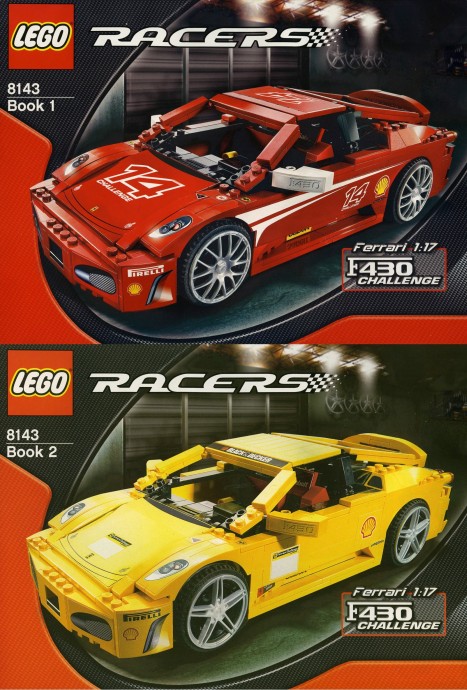 Конструктор LEGO (ЛЕГО) Racers 8143 Ferrari F430 Challenge 1:17