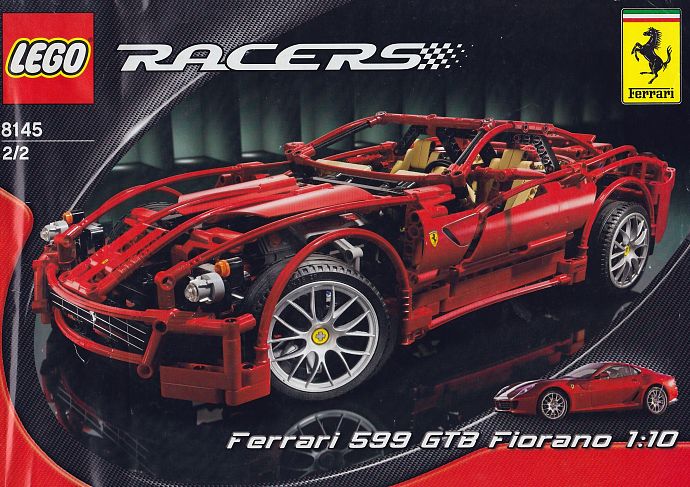 Конструктор LEGO (ЛЕГО) Racers 8145 Ferrari 599 GTB Fiorano 1:10