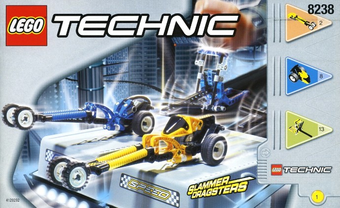 Конструктор LEGO (ЛЕГО) Technic 8238 Dueling Dragsters
