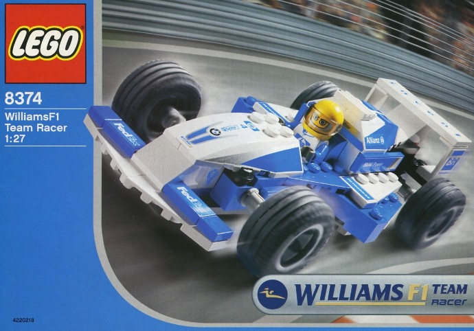 Конструктор LEGO (ЛЕГО) Racers 8374 Williams F1 Team Racer