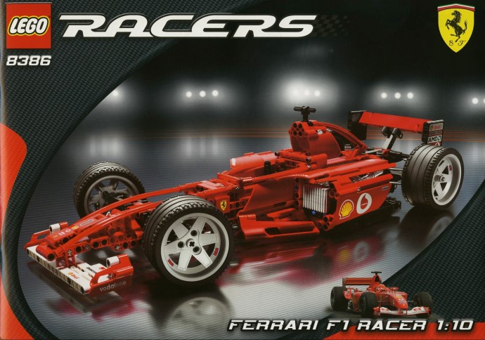 Конструктор LEGO (ЛЕГО) Racers 8386 Ferrari F1 Racer 1:10