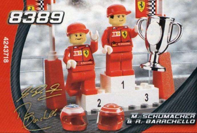 Конструктор LEGO (ЛЕГО) Racers 8389 M. Schumacher and R. Barrichello