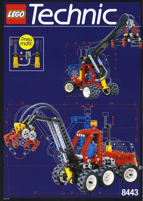 Конструктор LEGO (ЛЕГО) Technic 8443 Pneumatic Log Loader