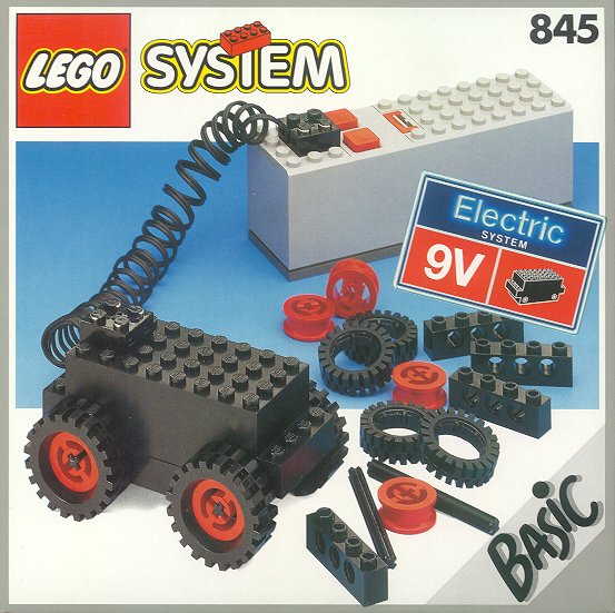 Конструктор LEGO (ЛЕГО) Basic 845 Battery Motor, 9V