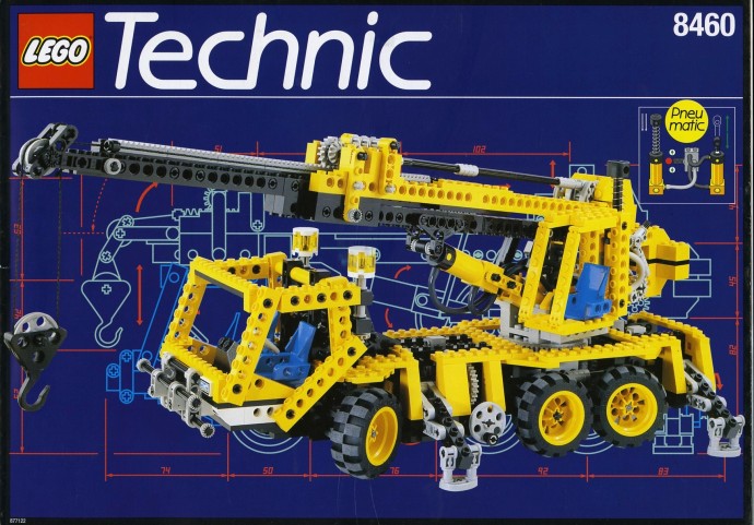 Конструктор LEGO (ЛЕГО) Technic 8460 Pneumatic Crane Truck