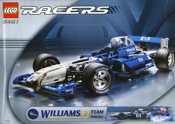 Конструктор LEGO (ЛЕГО) Racers 8461 Williams F1 Team Racer