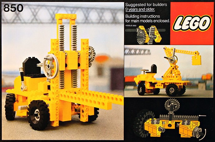 Конструктор LEGO (ЛЕГО) Technic 850 Fork-Lift Truck