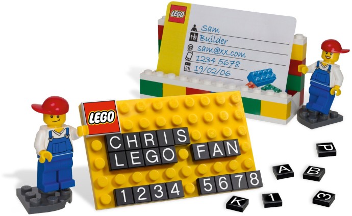 Конструктор LEGO (ЛЕГО) Miscellaneous 850425 Desk Business Card Holder