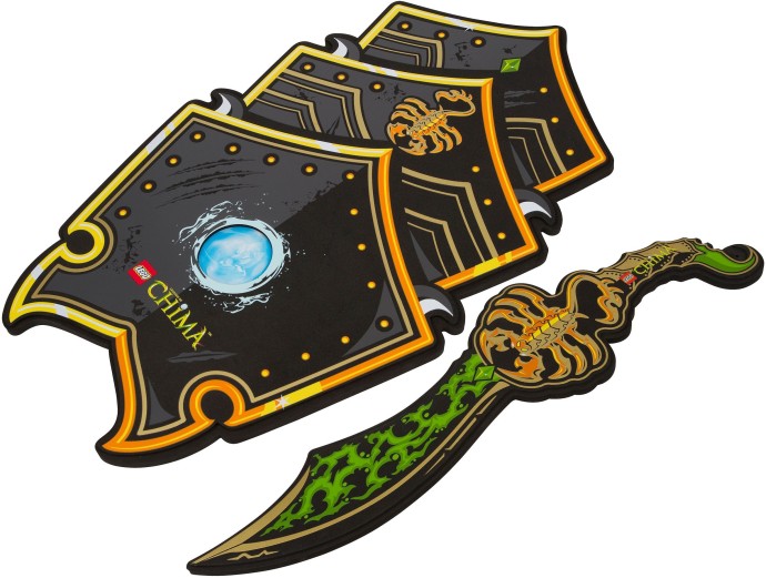 Конструктор LEGO (ЛЕГО) Gear 851015 Legends of Chima Scorpion Sword Shield