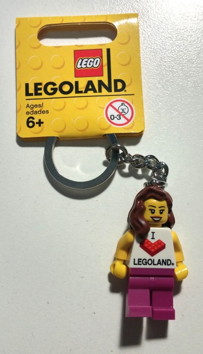 Конструктор LEGO (ЛЕГО) Gear 851330 I love LEGOLAND keychain, female
