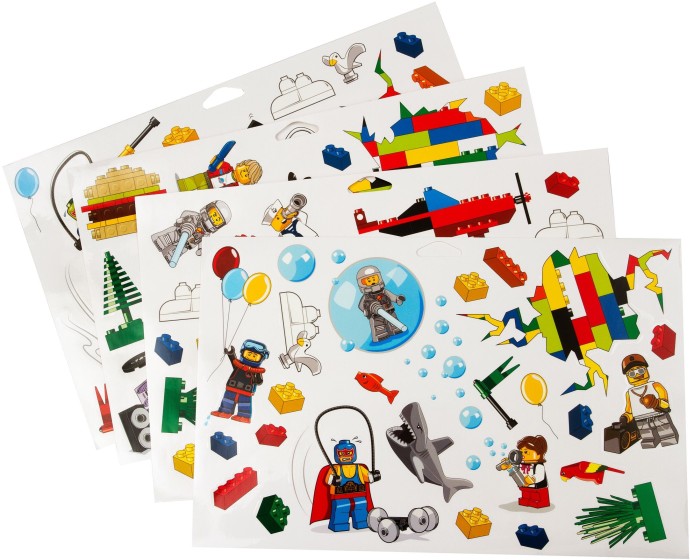 Конструктор LEGO (ЛЕГО) Gear 851402 Wall Stickers