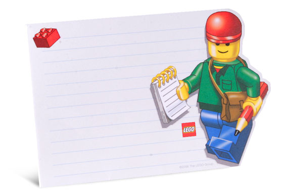 Конструктор LEGO (ЛЕГО) Gear 851648 Magnetic Notepad
