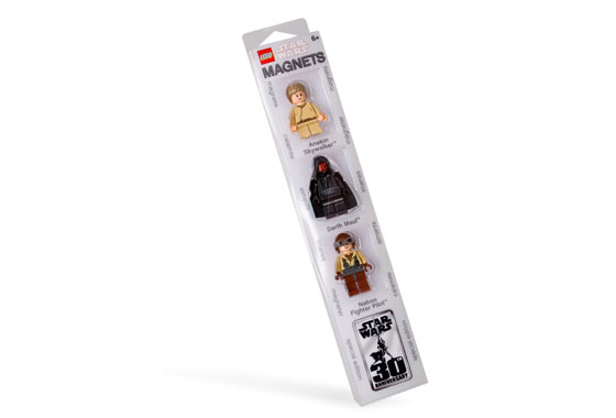 Конструктор LEGO (ЛЕГО) Gear 852086 Star Wars Magnet Set: Darth Maul, Anakin and Naboo Fighter Pilot