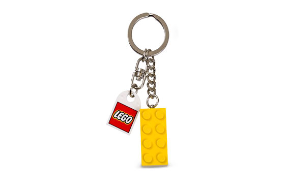 Конструктор LEGO (ЛЕГО) Gear 852095 Yellow Brick Key Chain