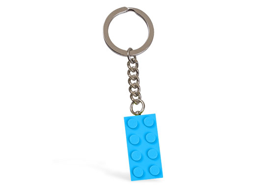 Конструктор LEGO (ЛЕГО) Gear 852274 Light Blue Brick Key Chain