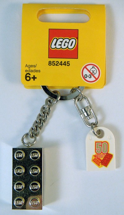 Конструктор LEGO (ЛЕГО) Gear 852445 Gold Brick Key Chain