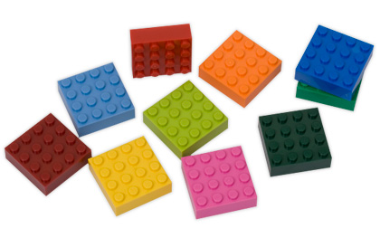 Конструктор LEGO (ЛЕГО) Gear 852469 Magnet Set Large (4x4)