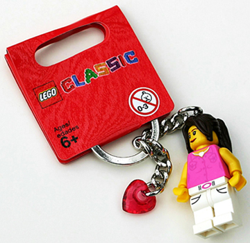 Конструктор LEGO (ЛЕГО) Gear 852704 Classic Girl Key Chain