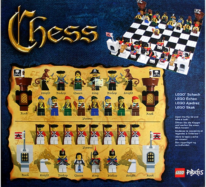 Конструктор LEGO (ЛЕГО) Gear 852751 Pirates Chess Set