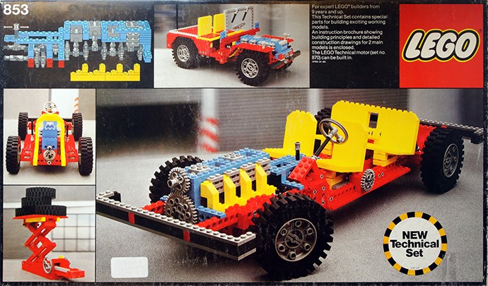 Конструктор LEGO (ЛЕГО) Technic 853 Car Chassis
