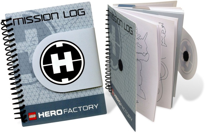 Конструктор LEGO (ЛЕГО) Gear 853083 HERO Factory Mission Log Book