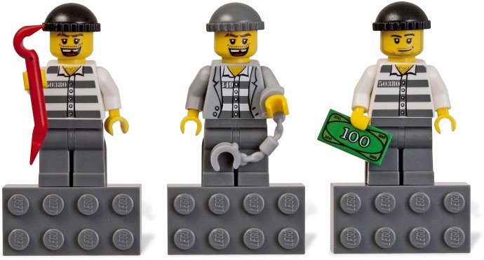 Конструктор LEGO (ЛЕГО) Gear 853092 City Burglars Magnet Set