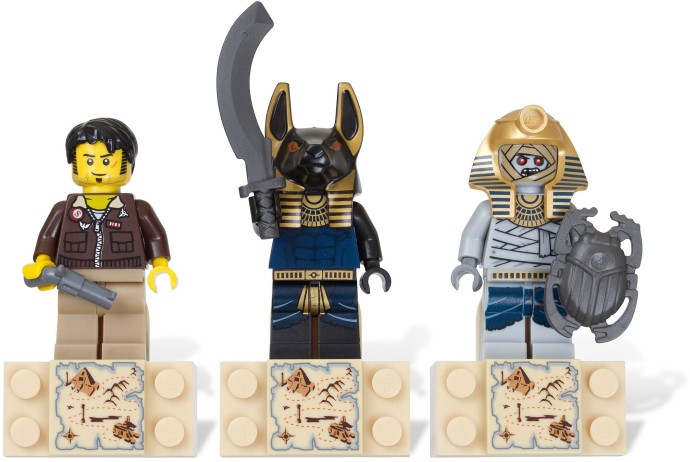 Конструктор LEGO (ЛЕГО) Gear 853168 Magnet Set: Amset-Ra, Jack Raines and Anubis Guard