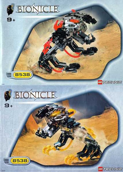 Конструктор LEGO (ЛЕГО) Bionicle 8538 Muaka & Kane-ra