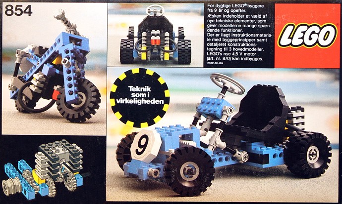 Конструктор LEGO (ЛЕГО) Technic 854 Go-Kart