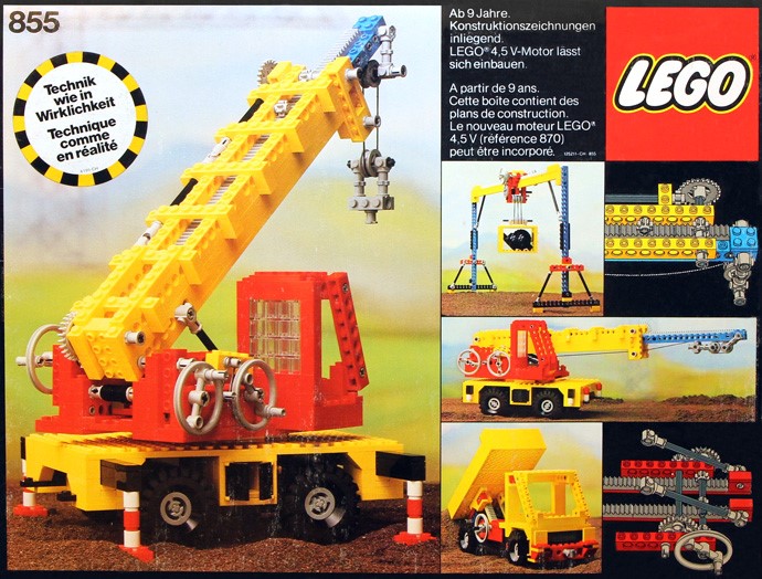 Конструктор LEGO (ЛЕГО) Technic 855 Mobile Crane