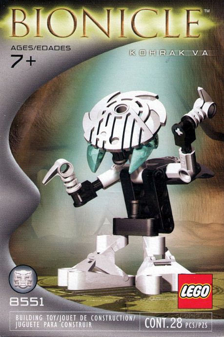Конструктор LEGO (ЛЕГО) Bionicle 8551 Kohrak Va
