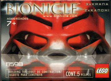 Конструктор LEGO (ЛЕГО) Bionicle 8598 Kanohi Nuva and Krana Pack
