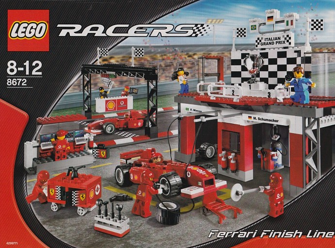 Конструктор LEGO (ЛЕГО) Racers 8672 Ferrari Finish Line