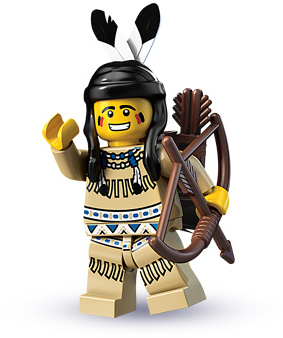 Конструктор LEGO (ЛЕГО) Collectable Minifigures 8683 Tribal Hunter