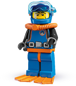 Конструктор LEGO (ЛЕГО) Collectable Minifigures 8683 Deep Sea Diver