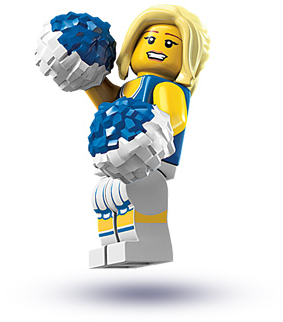 Конструктор LEGO (ЛЕГО) Collectable Minifigures 8683 Cheerleader